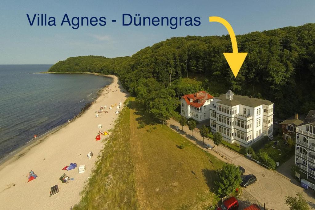 Villa Agnes Mit Meerblick-Loggia In Top Lage Am Strand - Duenengras Binz Dış mekan fotoğraf